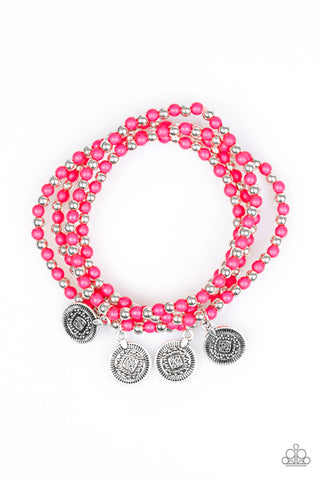 Gypsy Globetrotter - Pink - Paparazzi Accessories