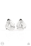 Summer Dew - White Clip-On - Paparazzi Accessories
