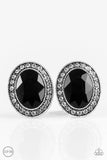 Titanic Treasure - Black Clip-On - Paparazzi Accessories