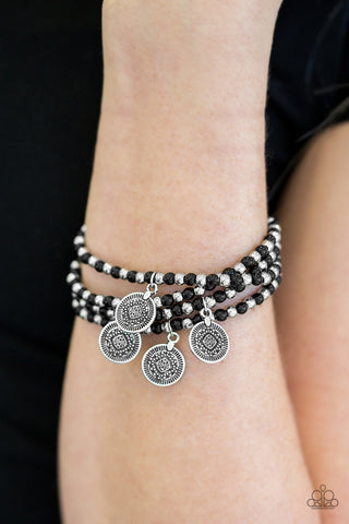 Gypsy Globetrotter - Black - Paparazzi Accessories