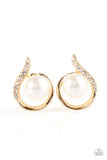 Ballroom Beauty - Gold Post - Paparazzi Accessories