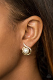 Ballroom Beauty - Gold Post - Paparazzi Accessories