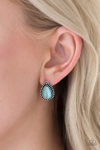 Wouldnt GLEAM Of It - Blue Post - Paparazzi Accessories