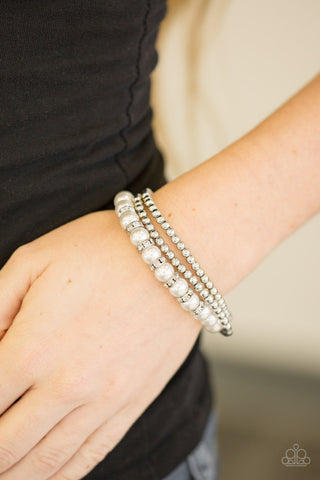 Perfect POSH-ture - White - Paparazzi Accessories