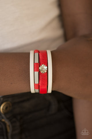 Wildflower Wanderlust - Red- Paparazzi Accessories