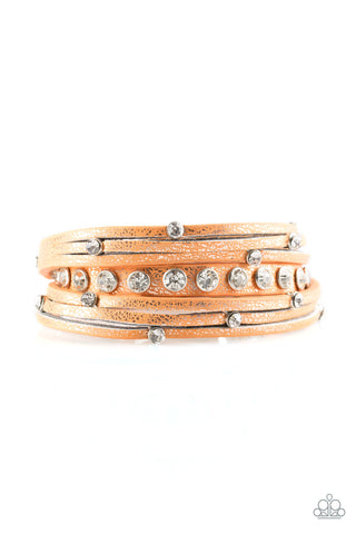 CATWALK It Off - Orange - Paparazzi Accessories