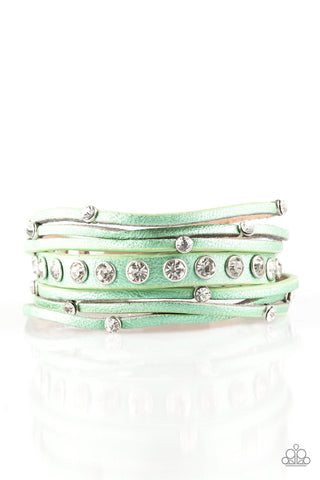 CATWALK It Off - Green - Paparazzi Accessories