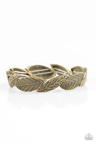 Popular Be-LEAF - Brass - Paparazzi Accessories