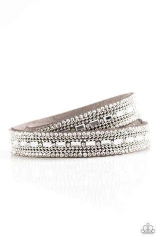 Shimmer and Sass - Silver - Paparazzi Accessories