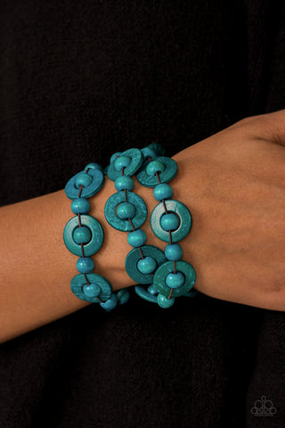Cancun Catch - Blue - Paparazzi Accessories