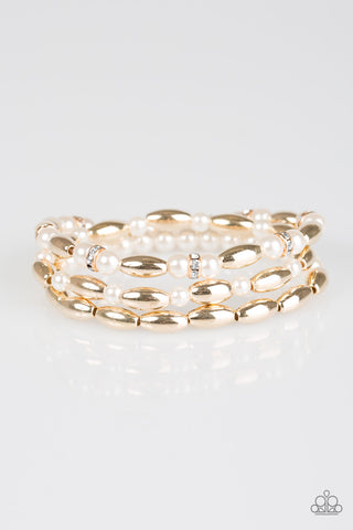Chic Contender - Gold - Paparazzi Accessories