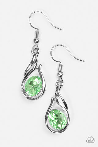 HAUTE On Your Heels! - Green - Paparazzi Accessories