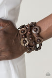 Cancun Catch - Brown- Paparazzi Accessories