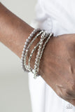 Colorfully Chromatic - Silver - Paparazzi Accessories