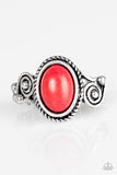 Cactus Creek - Red - Paparazzi Accessories