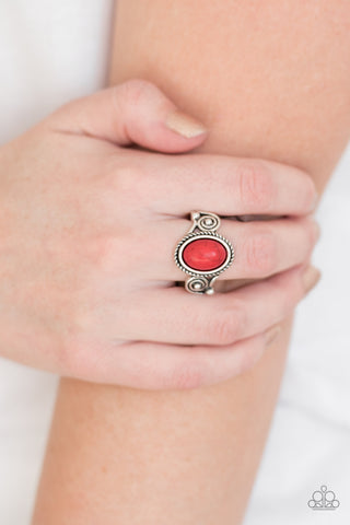 Cactus Creek - Red - Paparazzi Accessories