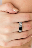 Zebra Zen - Black - Paparazzi Accessories