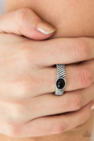 Zebra Zen - Black - Paparazzi Accessories