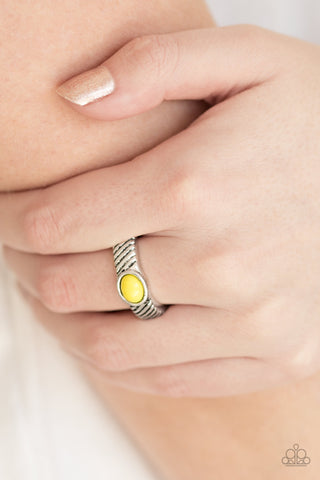 Zebra Zen - Yellow - Paparazzi Accessories