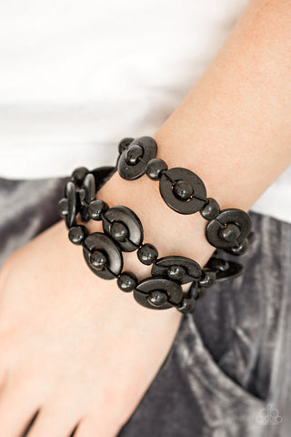 Cancun Catch - Black - Paparazzi Accessories