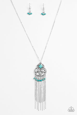Whimsically Western - Blue - Paparazzi Accessories