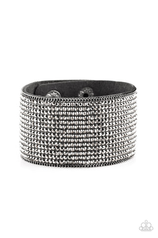 Glitter Gossip - Black - Paparazzi Accessories