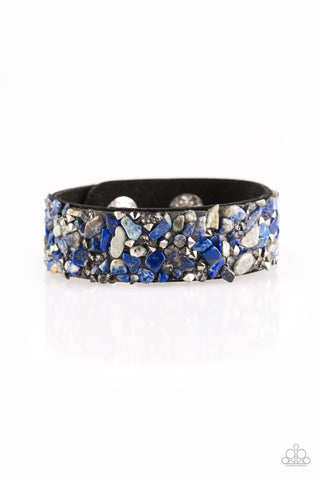 Totally Crushed It - Blue - Paparazzi Accessories