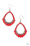 Crystal Waters - Red - Paparazzi Accessories