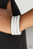 Dangerously Drama Queen - White - Paparazzi Accessories