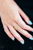 Final Statement - Gold - Paparazzi Accessories