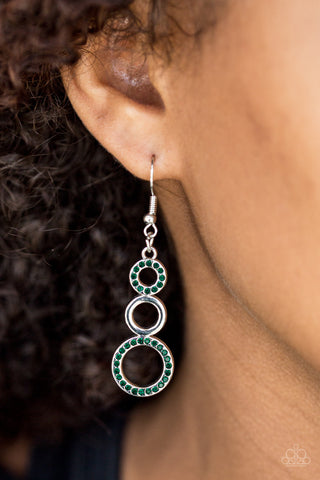 Bubble Bustle - Green - Paparazzi Accessories