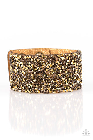 More Bang For Your Buck - Brass - Paparazzi Accessories