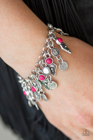 Triassic Trade Route - Pink - Paparazzi Accessories