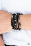 Rhinestone Rocker - Black - Paparazzi Accessories