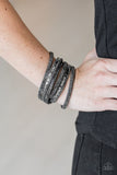 Rock Star Attitude - Silver - Paparazzi Accessories