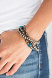 Noticeably Noir - Blue - Paparazzi Accessories