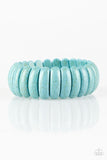 Peacefully Primal - Blue - Paparazzi Accessories