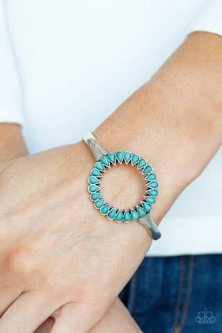 Divinely Desert - Blue - Paparazzi Accessories