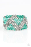 Desert Loom - Blue - Paparazzi Accessories