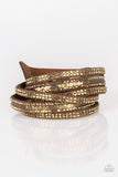 Rock Star Attitude - Brass - Paparazzi Accessories