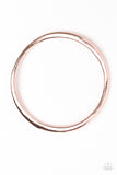 Awesomely Asymmetrical - Rose Gold - Paparazzi Accessories
