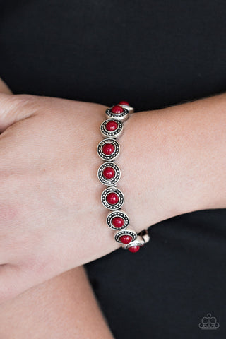 Globetrotter Goals - Red - Paparazzi Accessories