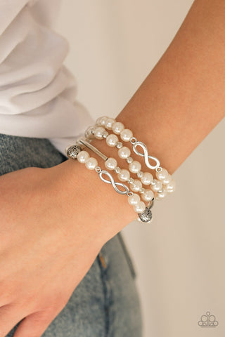 Limitless Luxury - White - Paparazzi Accessories