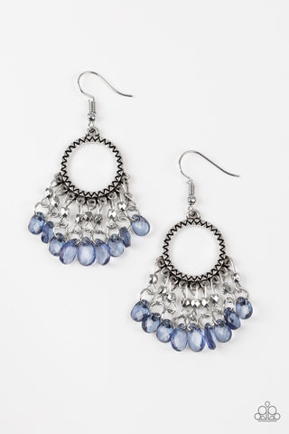 Paradise Palace - Blue - Paparazzi Accessories