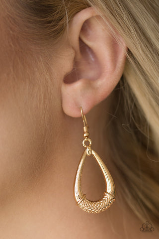 Trending Texture - Gold - Paparazzi Accessories