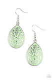 Flirty Flower Girl - Green - Paparazzi Accessories