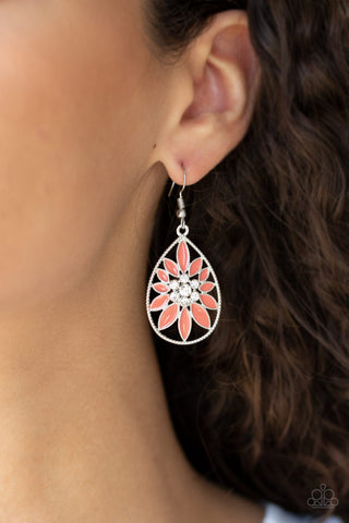 Floral Morals - Orange - Paparazzi Accessories