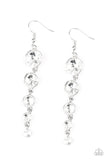 Raining Rhinestones - White - Paparazzi Accessories