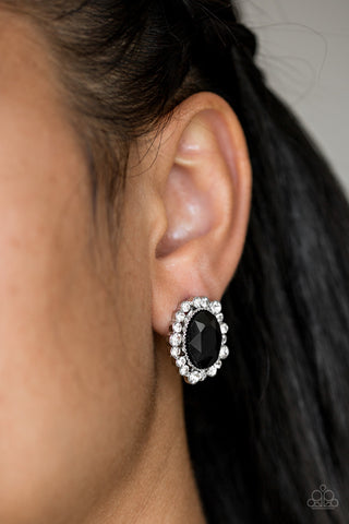 Hold Court - Black Post- Paparazzi Accessories