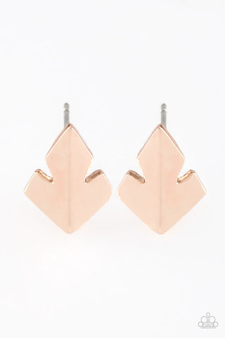 Fire Drill - Rose Gold - Paparazzi Accessories